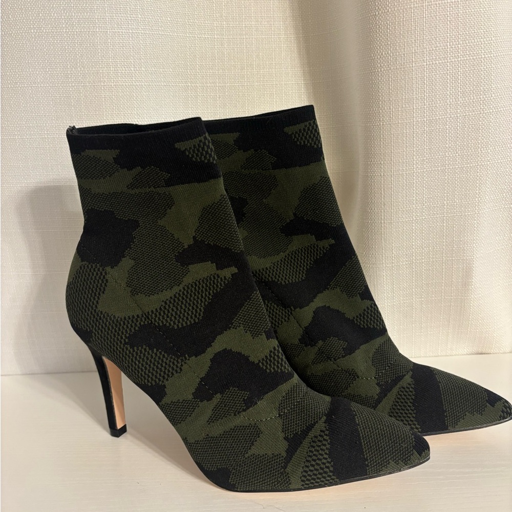 Camouflage Ankle Boots